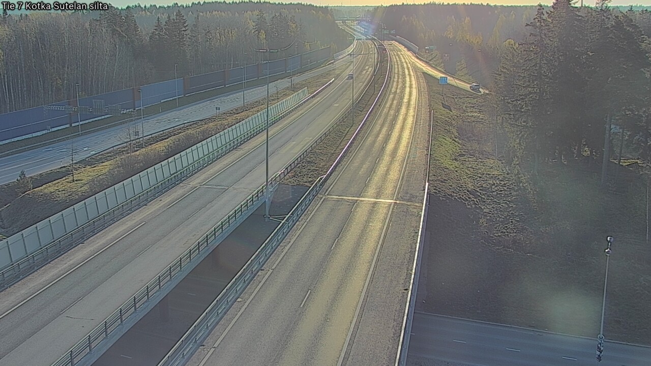 Weather Camera Image Väg 7 Kotka Sutelan silta, Kotka, Kymenlaakso