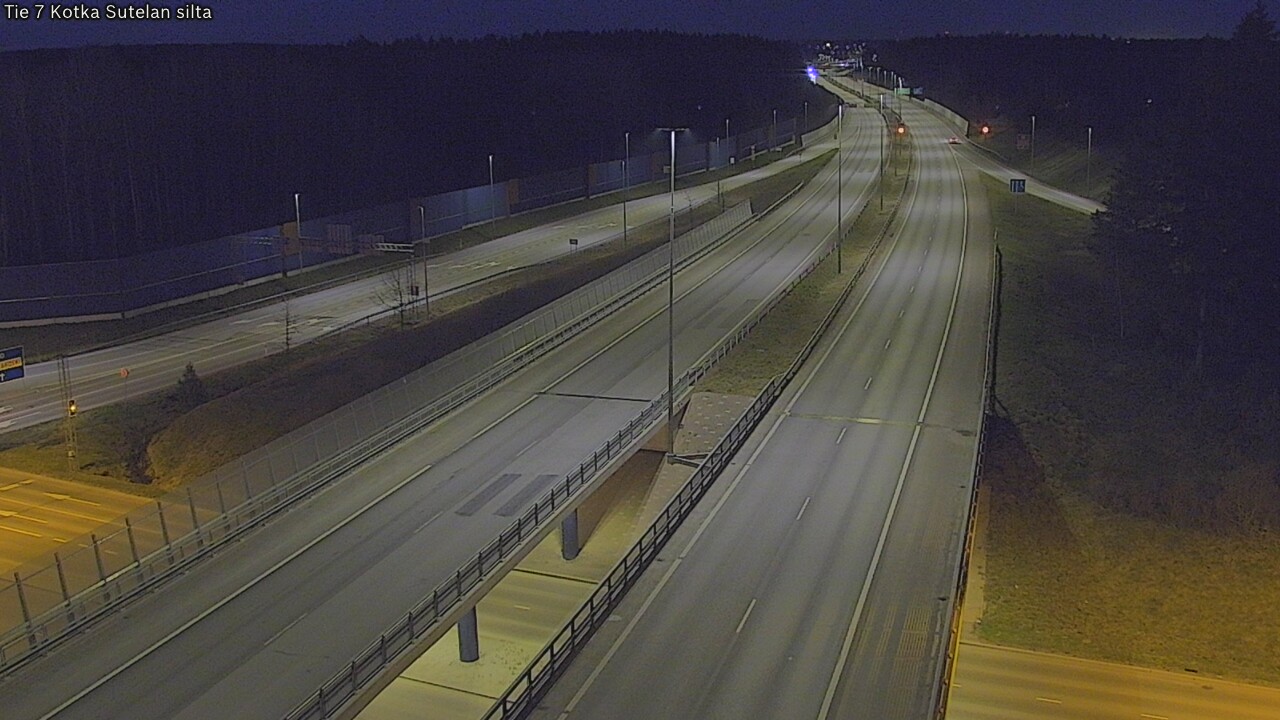 Weather Camera Image Väg 7 Kotka Sutelan silta, Kotka, Kymenlaakso
