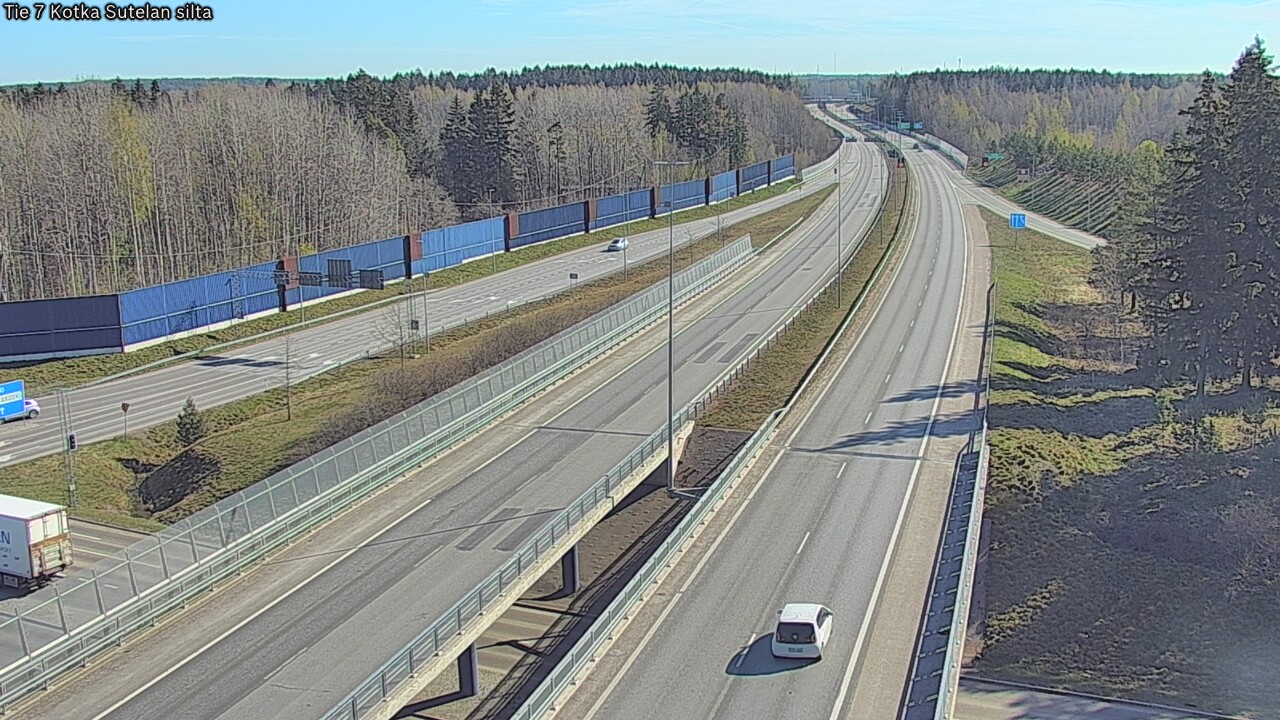 Weather Camera Image Road 7 Kotka Sutelan silta, Kotka, Kymenlaakso