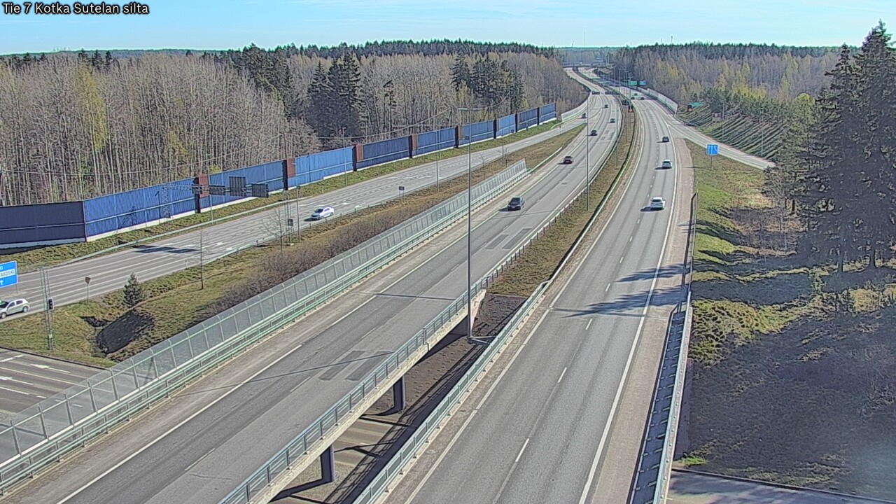 Weather Camera Image Road 7 Kotka Sutelan silta, Kotka, Kymenlaakso