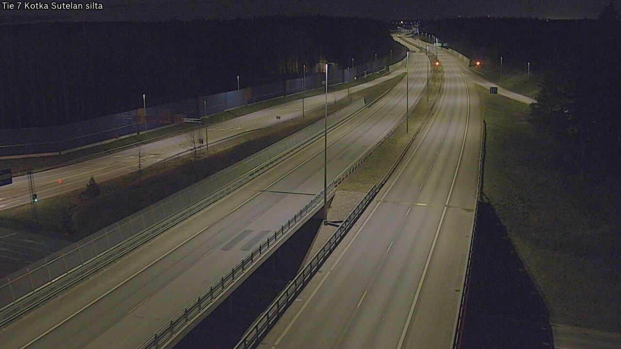 Weather Camera Image Väg 7 Kotka Sutelan silta, Kotka, Kymenlaakso