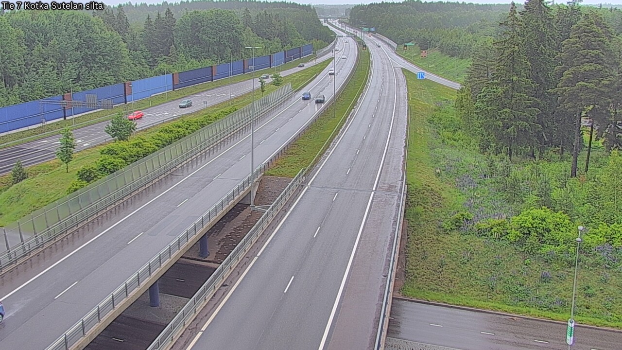 Weather Camera Image Väg 7 Kotka Sutelan silta, Kotka, Kymenlaakso