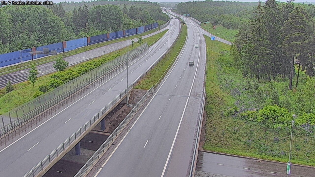 Weather Camera Image Väg 7 Kotka Sutelan silta, Kotka, Kymenlaakso