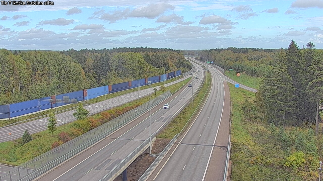 Weather Camera Image Road 7 Kotka Sutelan silta, Kotka, Kymenlaakso