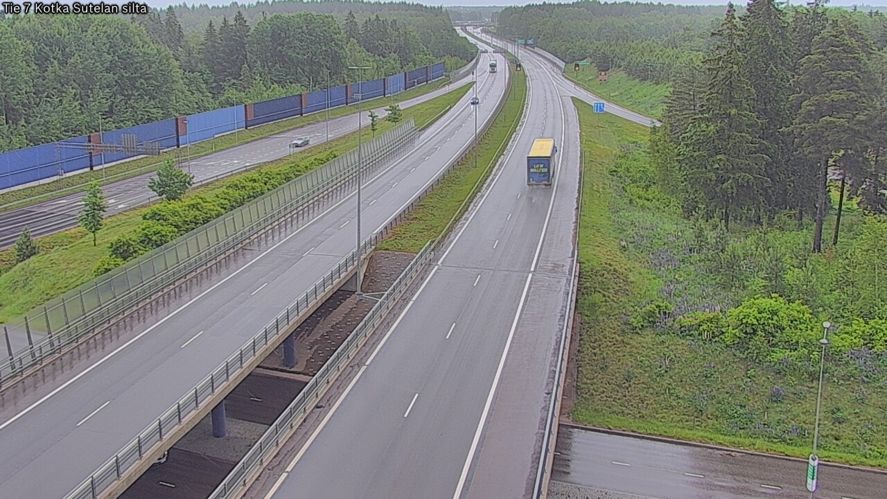 Weather Camera Image Väg 7 Kotka Sutelan silta, Kotka, Kymenlaakso