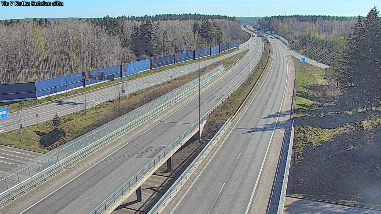 Weather Camera Image Road 7 Kotka Sutelan silta, Kotka, Kymenlaakso