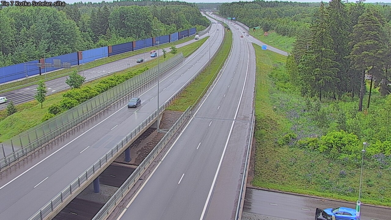 Weather Camera Image Väg 7 Kotka Sutelan silta, Kotka, Kymenlaakso