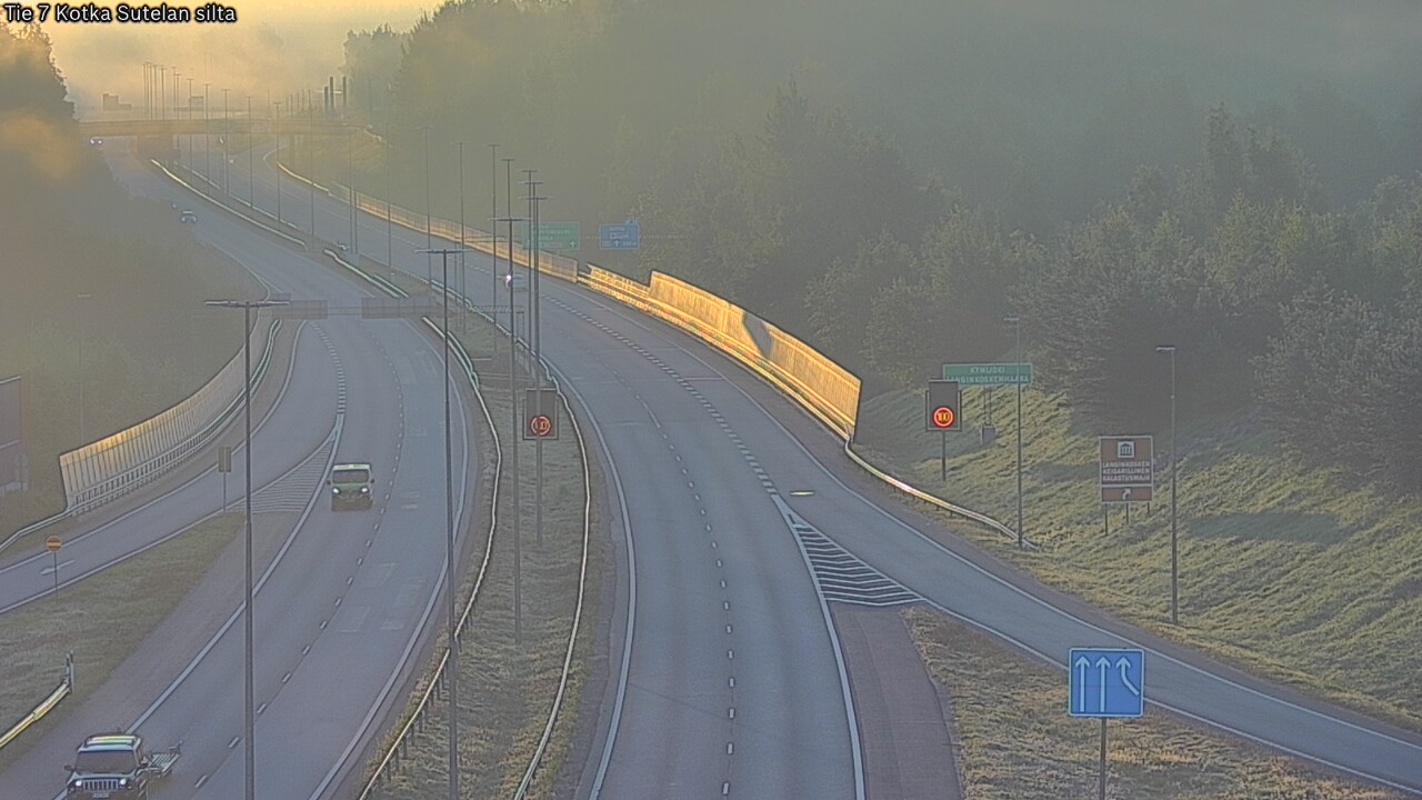 Weather Camera Image Väg 7 Kotka Sutelan silta, Kotka, Kymenlaakso