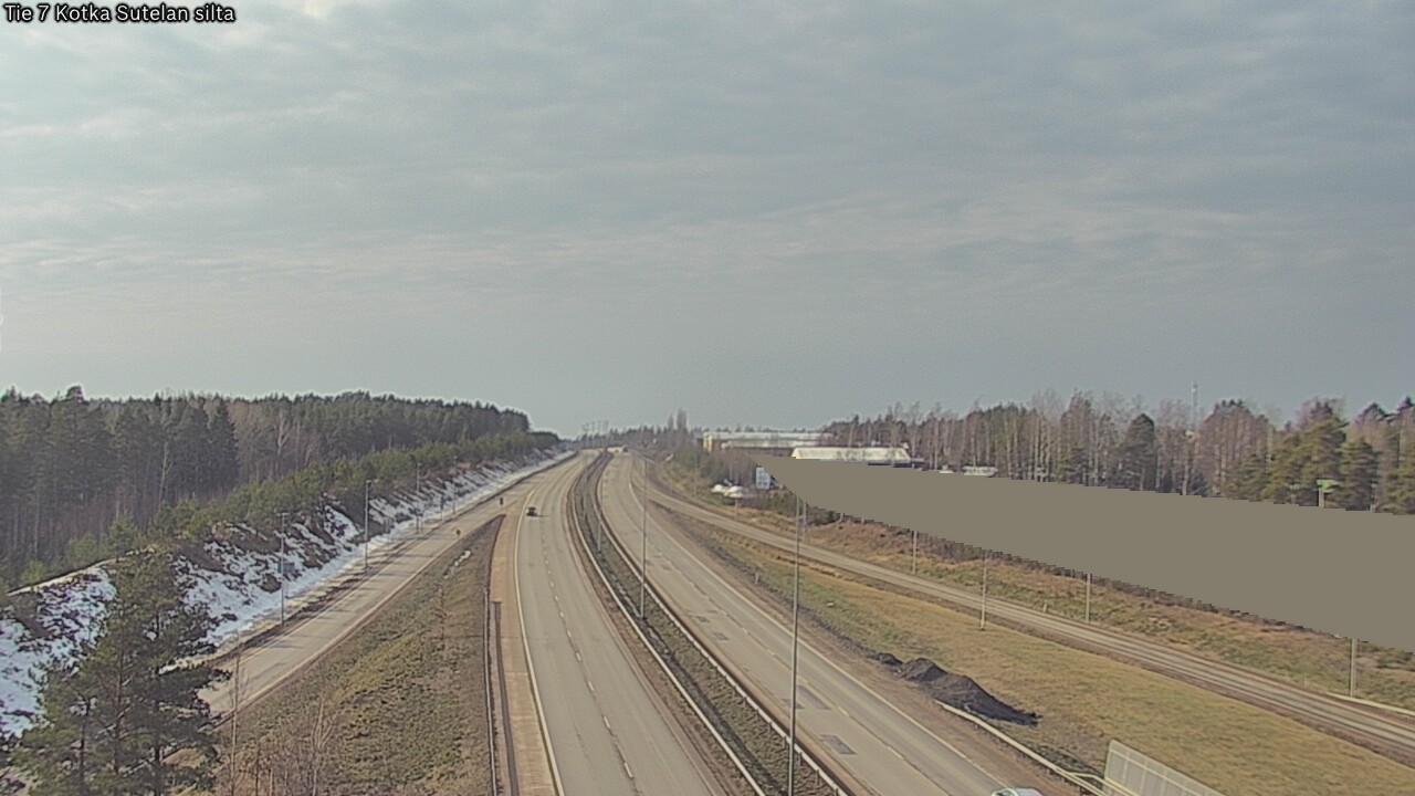 Weather Camera Image Väg 7 Kotka Sutelan silta, Kotka, Kymenlaakso