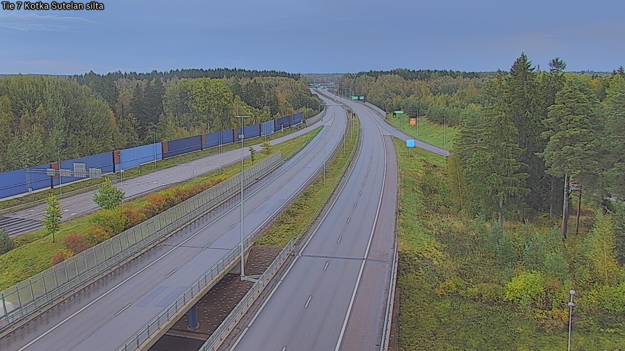 Weather Camera Image Väg 7 Kotka Sutelan silta, Kotka, Kymenlaakso
