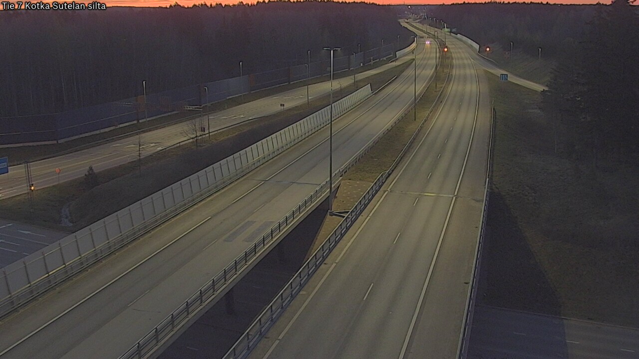 Weather Camera Image Väg 7 Kotka Sutelan silta, Kotka, Kymenlaakso