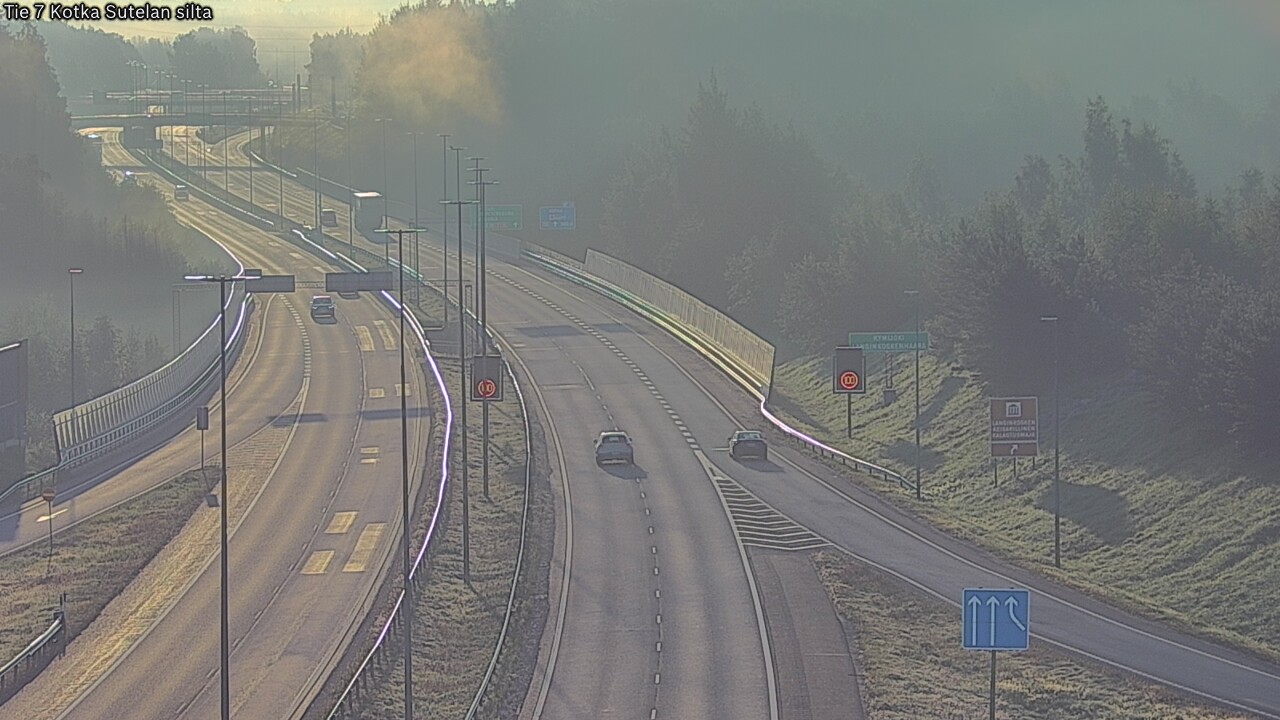 Weather Camera Image Väg 7 Kotka Sutelan silta, Kotka, Kymenlaakso