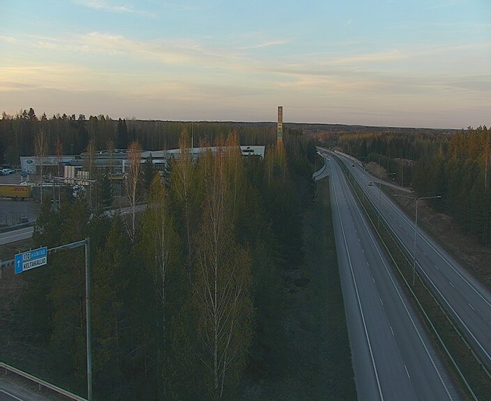 Weather Camera Image Väg 7 Kotka Keltakallio, Kotka, Kymenlaakso