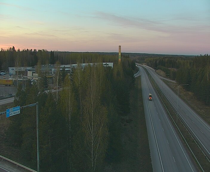 Weather Camera Image Väg 7 Kotka Keltakallio, Kotka, Kymenlaakso