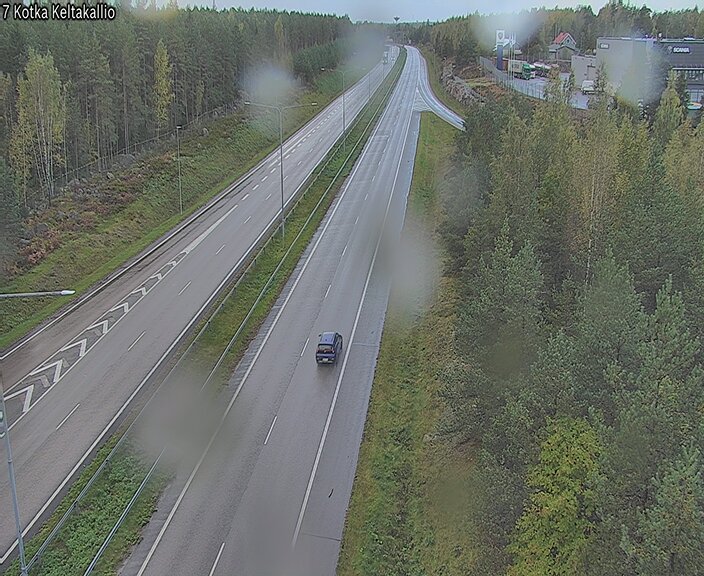 Weather Camera Image Road 7 Kotka Keltakallio, Kotka, Kymenlaakso