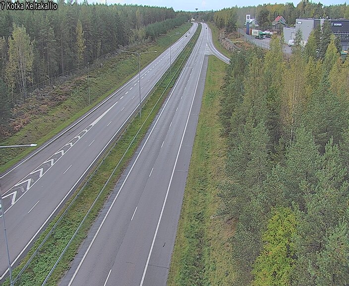 Weather Camera Image Road 7 Kotka Keltakallio, Kotka, Kymenlaakso