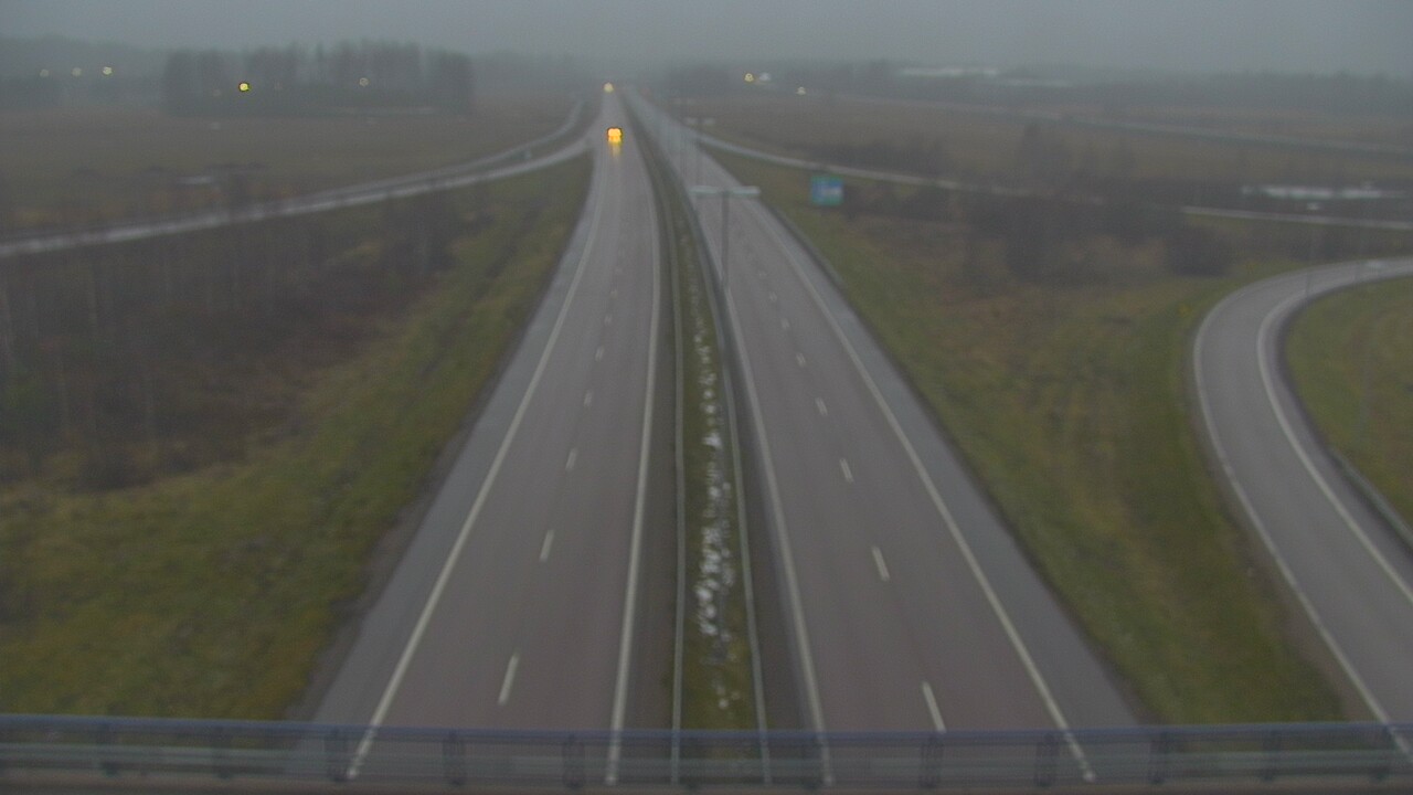 Weather Camera Image Väg 7 Fredrikshamn, Ruissalo, Hamina, Kymenlaakso