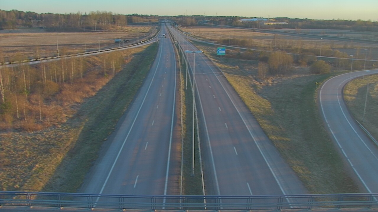 Weather Camera Image Väg 7 Fredrikshamn, Ruissalo, Hamina, Kymenlaakso