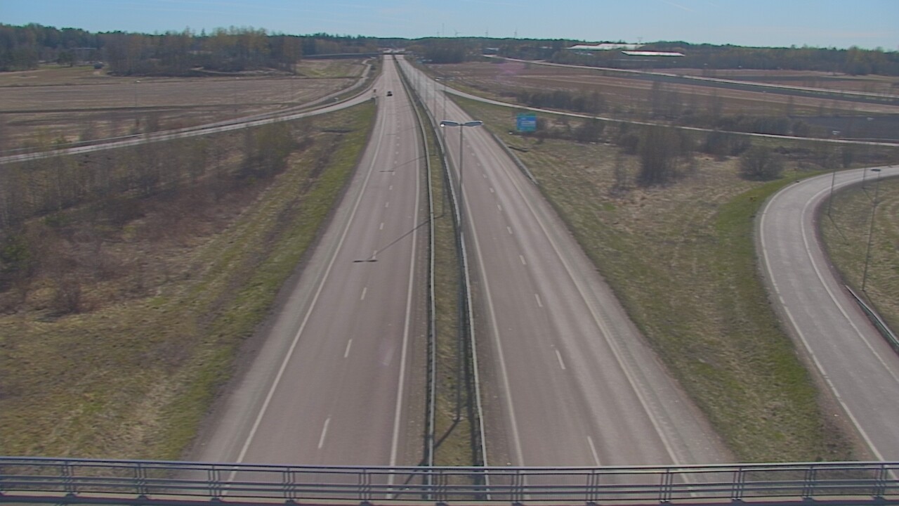 Weather Camera Image Väg 7 Fredrikshamn, Ruissalo, Hamina, Kymenlaakso