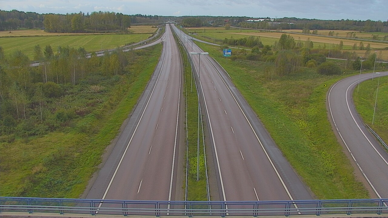 Weather Camera Image Väg 7 Fredrikshamn, Ruissalo, Hamina, Kymenlaakso