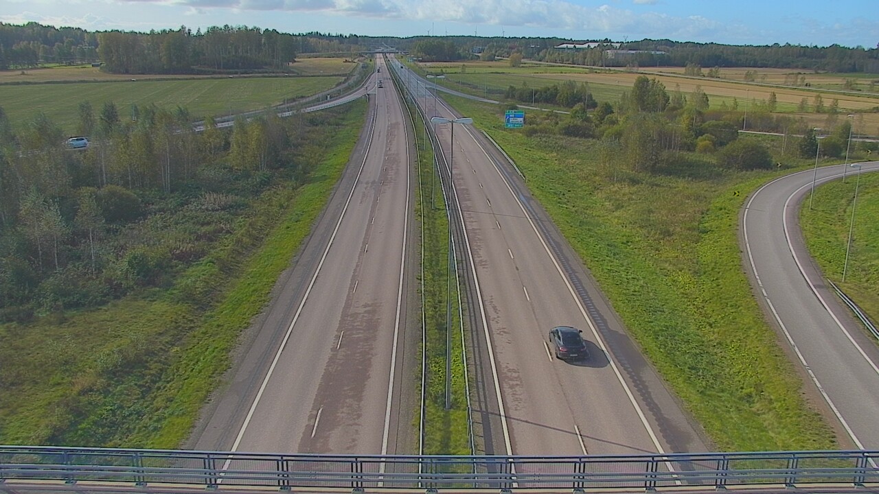 Weather Camera Image Väg 7 Fredrikshamn, Ruissalo, Hamina, Kymenlaakso