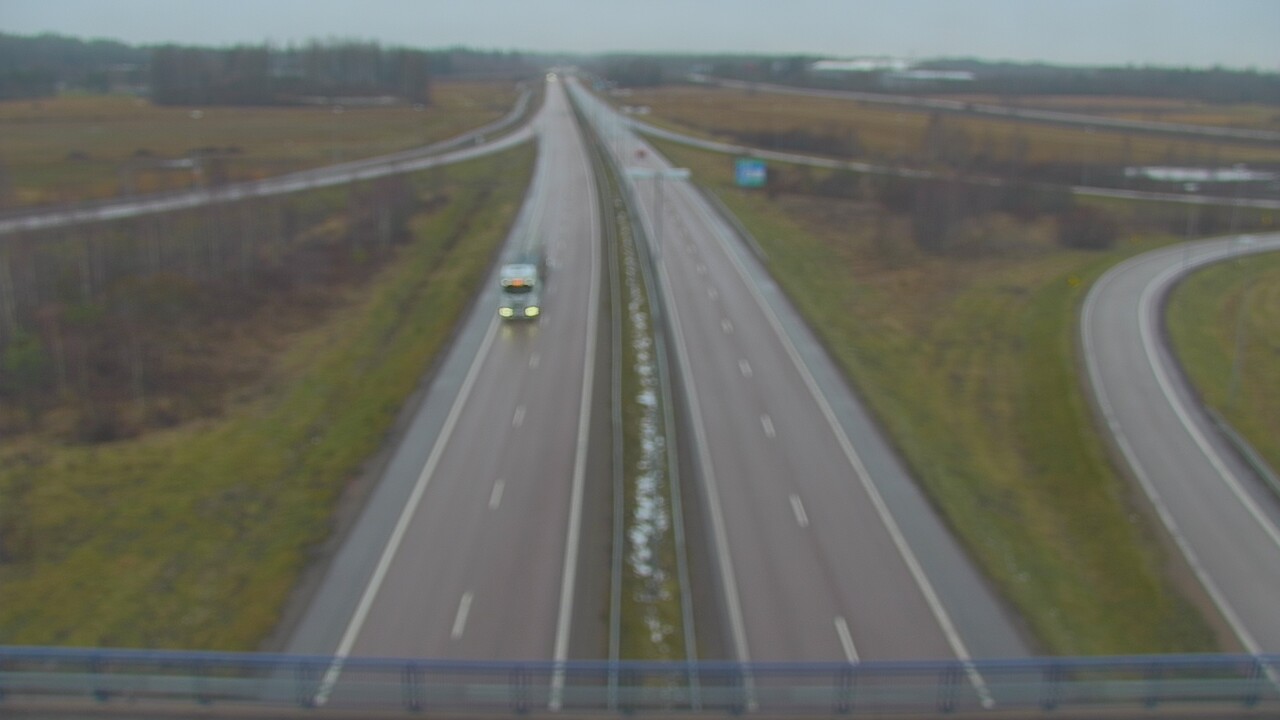 Weather Camera Image Väg 7 Fredrikshamn, Ruissalo, Hamina, Kymenlaakso