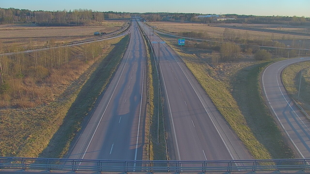 Weather Camera Image Väg 7 Fredrikshamn, Ruissalo, Hamina, Kymenlaakso