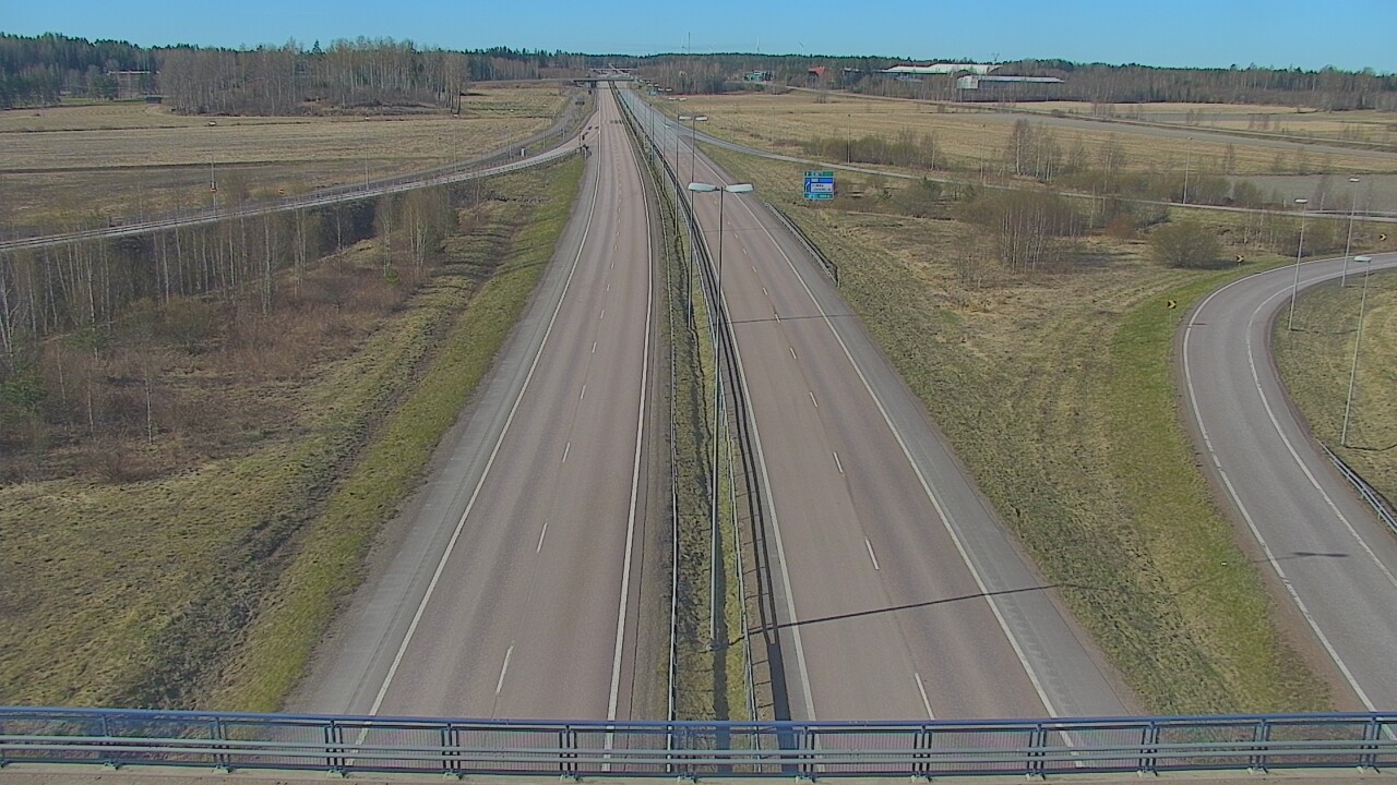 Weather Camera Image Väg 7 Fredrikshamn, Ruissalo, Hamina, Kymenlaakso