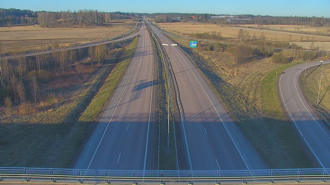 Weather Camera Image Väg 7 Fredrikshamn, Ruissalo, Hamina, Kymenlaakso