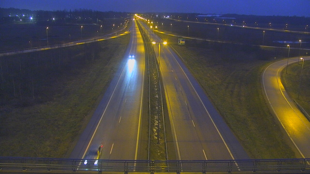 Weather Camera Image Väg 7 Fredrikshamn, Ruissalo, Hamina, Kymenlaakso