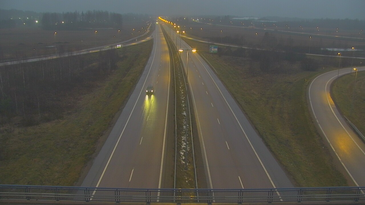 Weather Camera Image Väg 7 Fredrikshamn, Ruissalo, Hamina, Kymenlaakso