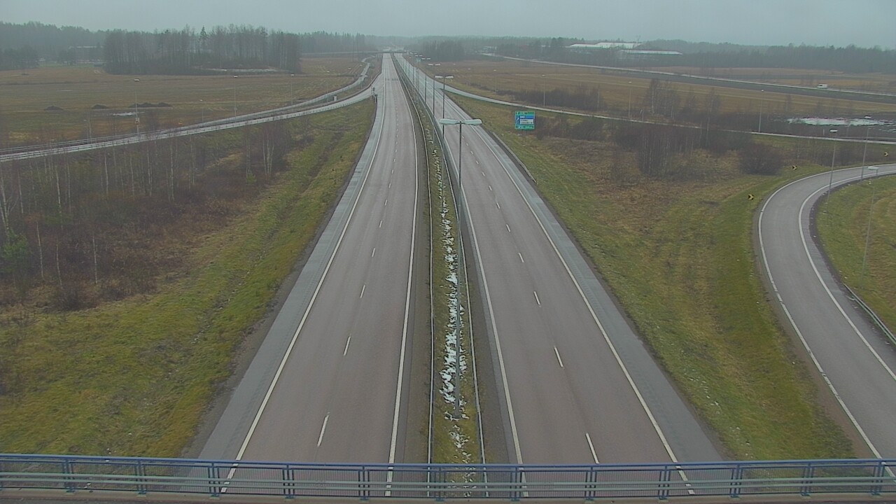 Weather Camera Image Väg 7 Fredrikshamn, Ruissalo, Hamina, Kymenlaakso