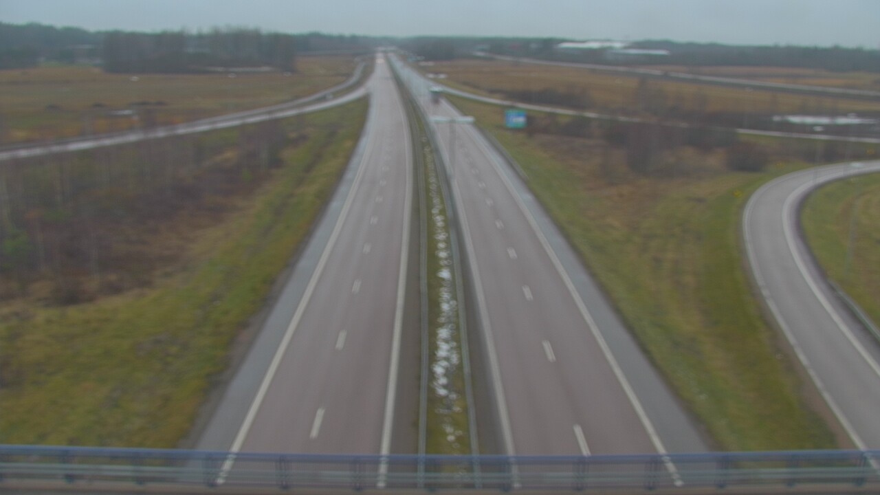 Weather Camera Image Väg 7 Fredrikshamn, Ruissalo, Hamina, Kymenlaakso