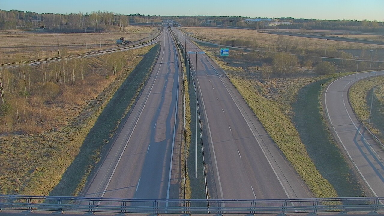 Weather Camera Image Väg 7 Fredrikshamn, Ruissalo, Hamina, Kymenlaakso