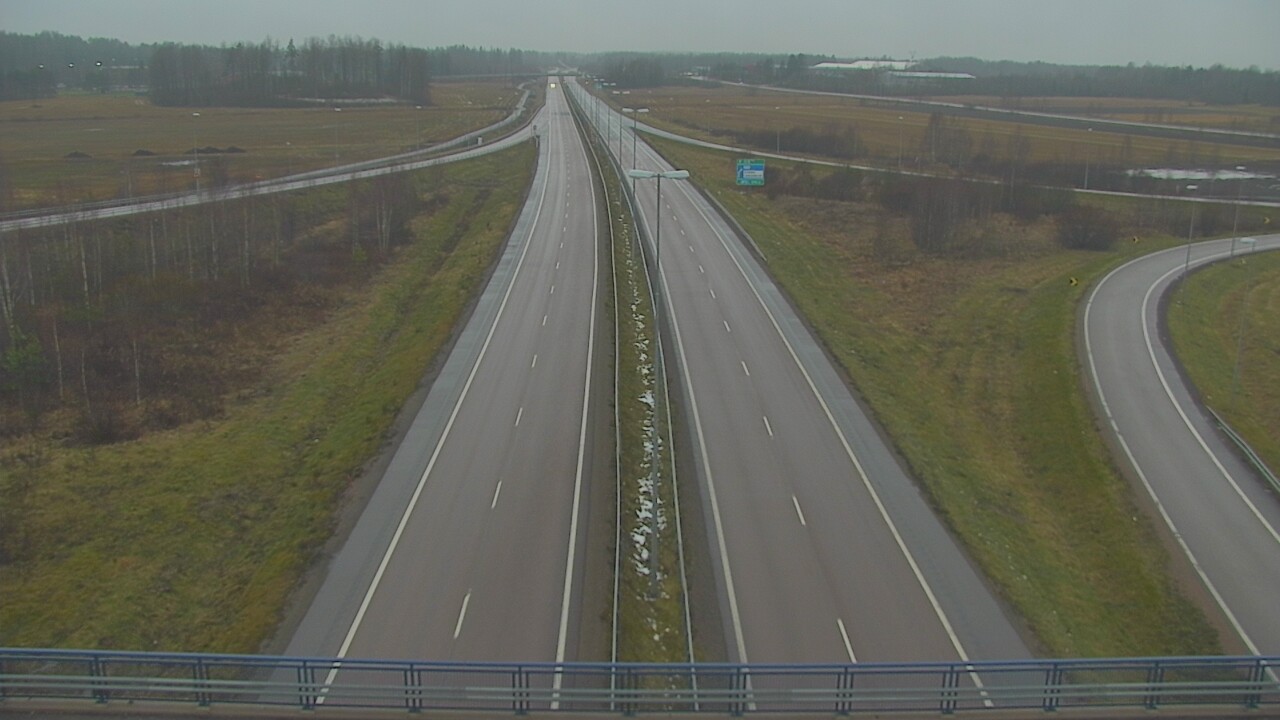 Weather Camera Image Väg 7 Fredrikshamn, Ruissalo, Hamina, Kymenlaakso