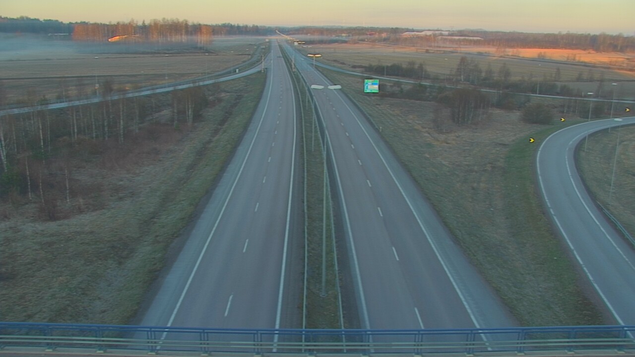 Weather Camera Image Väg 7 Fredrikshamn, Ruissalo, Hamina, Kymenlaakso