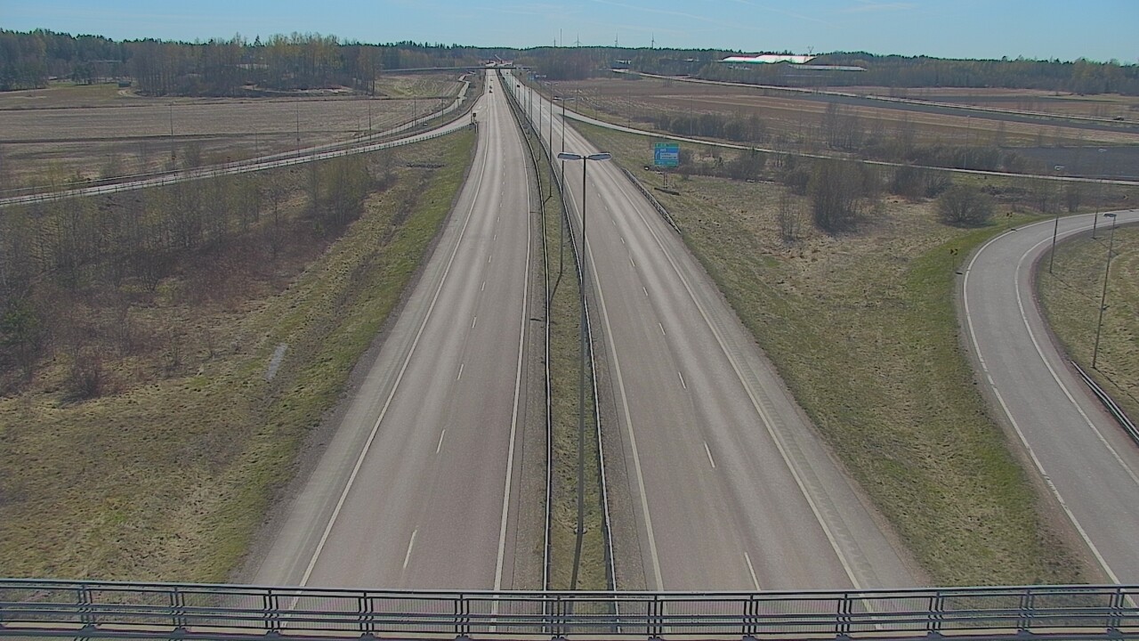 Weather Camera Image Väg 7 Fredrikshamn, Ruissalo, Hamina, Kymenlaakso