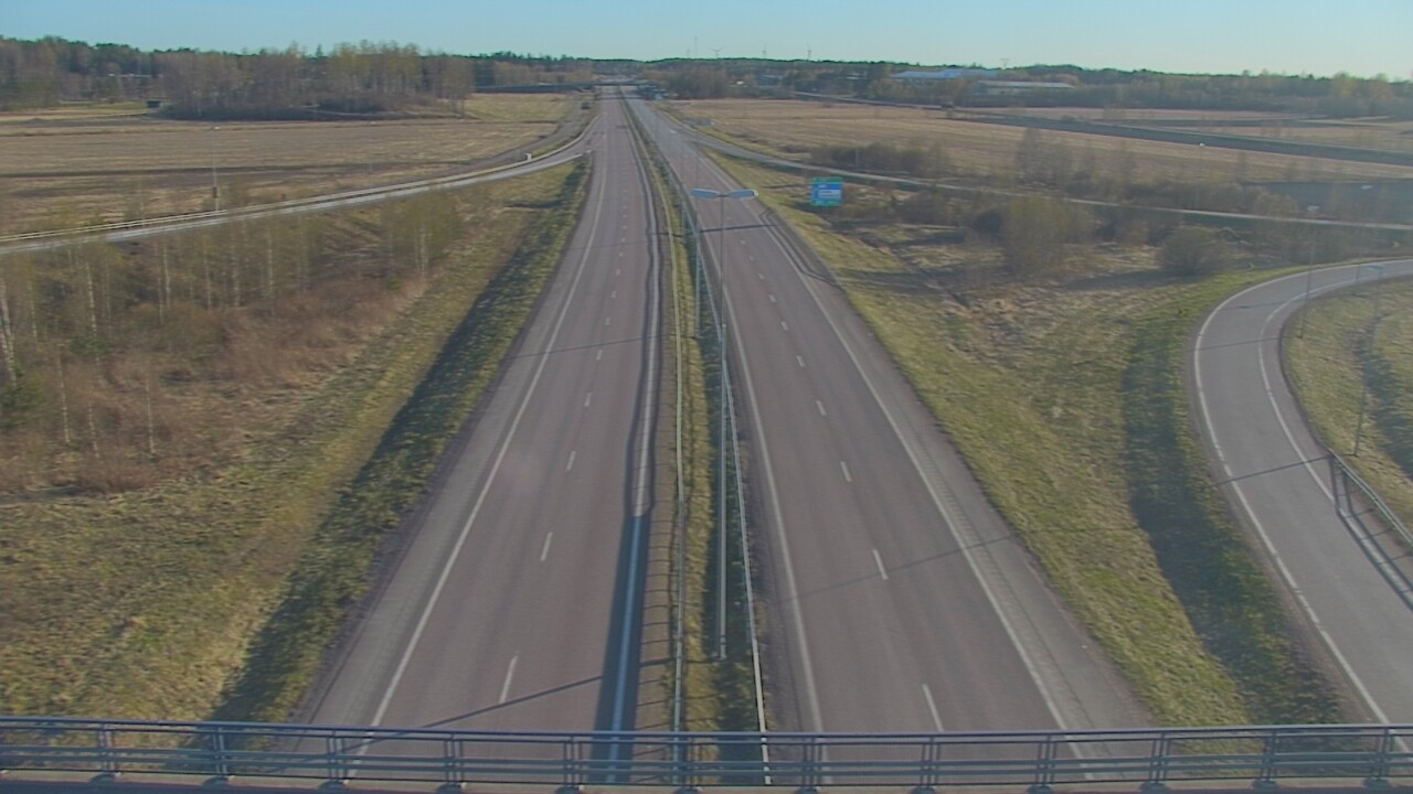 Weather Camera Image Väg 7 Fredrikshamn, Ruissalo, Hamina, Kymenlaakso