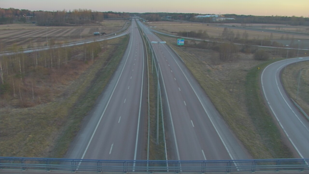 Weather Camera Image Väg 7 Fredrikshamn, Ruissalo, Hamina, Kymenlaakso