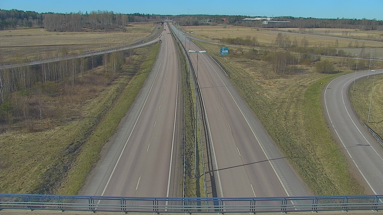 Weather Camera Image Väg 7 Fredrikshamn, Ruissalo, Hamina, Kymenlaakso