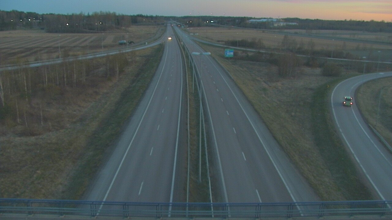 Weather Camera Image Väg 7 Fredrikshamn, Ruissalo, Hamina, Kymenlaakso