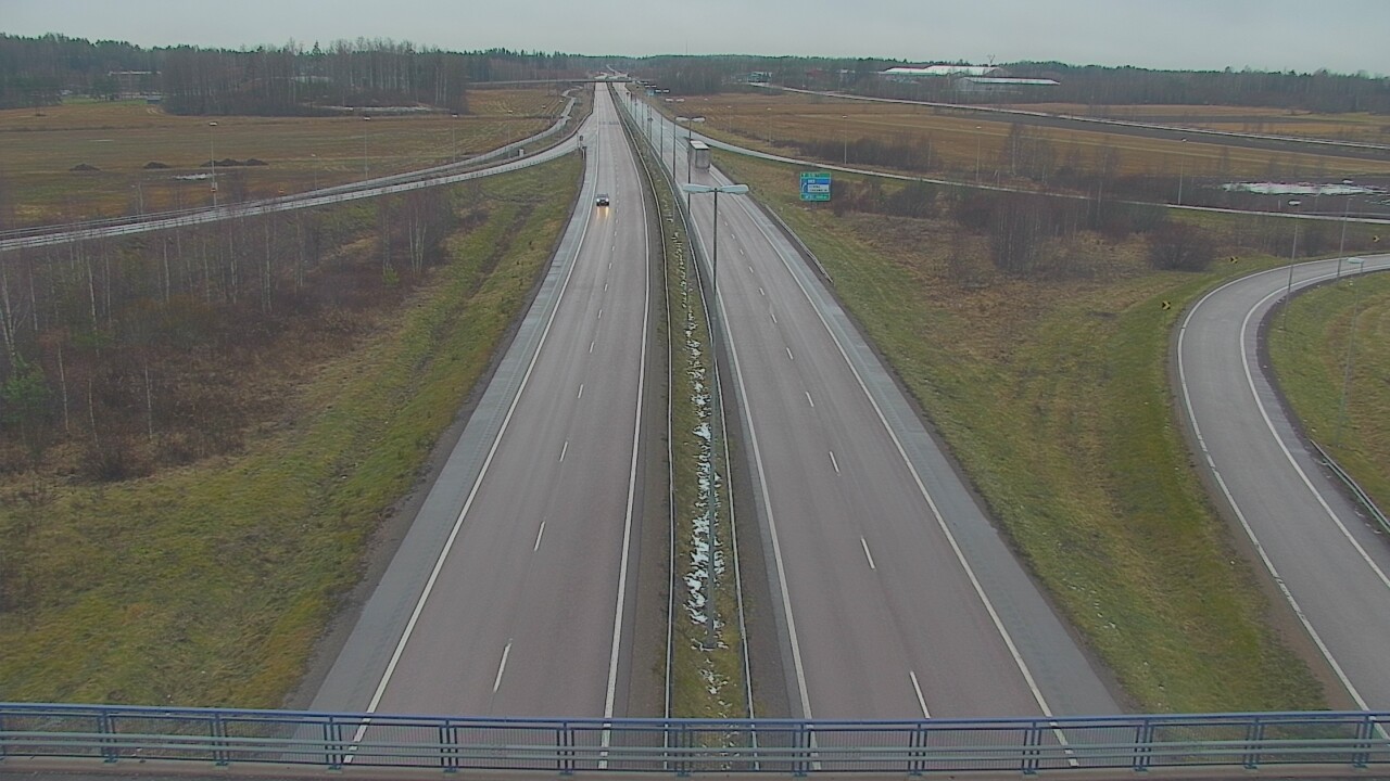 Weather Camera Image Väg 7 Fredrikshamn, Ruissalo, Hamina, Kymenlaakso