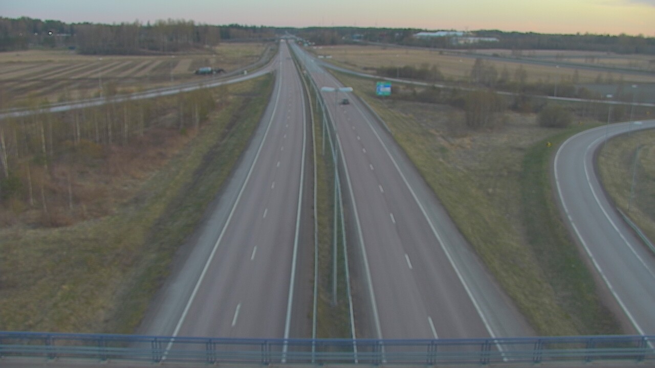 Weather Camera Image Väg 7 Fredrikshamn, Ruissalo, Hamina, Kymenlaakso