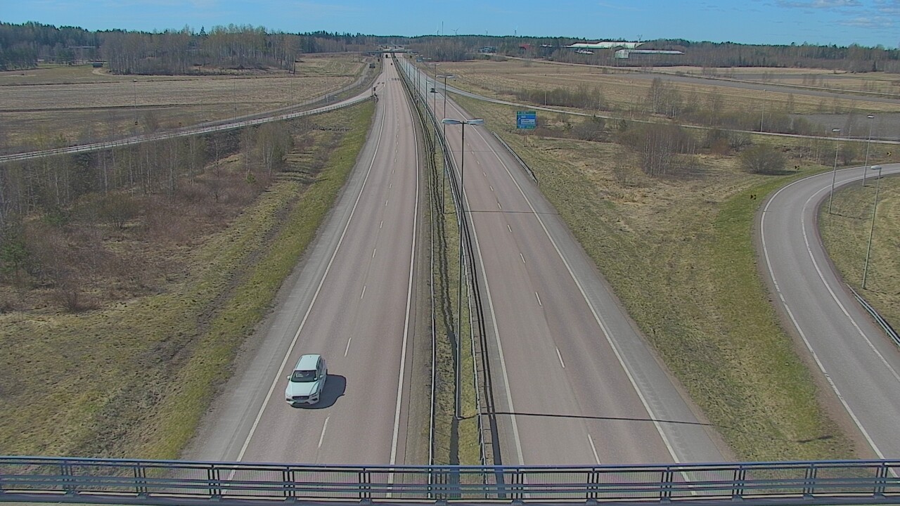 Weather Camera Image Väg 7 Fredrikshamn, Ruissalo, Hamina, Kymenlaakso