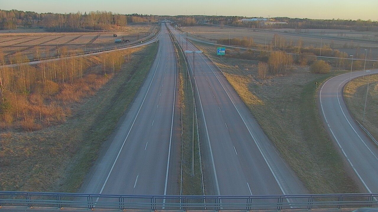 Weather Camera Image Väg 7 Fredrikshamn, Ruissalo, Hamina, Kymenlaakso