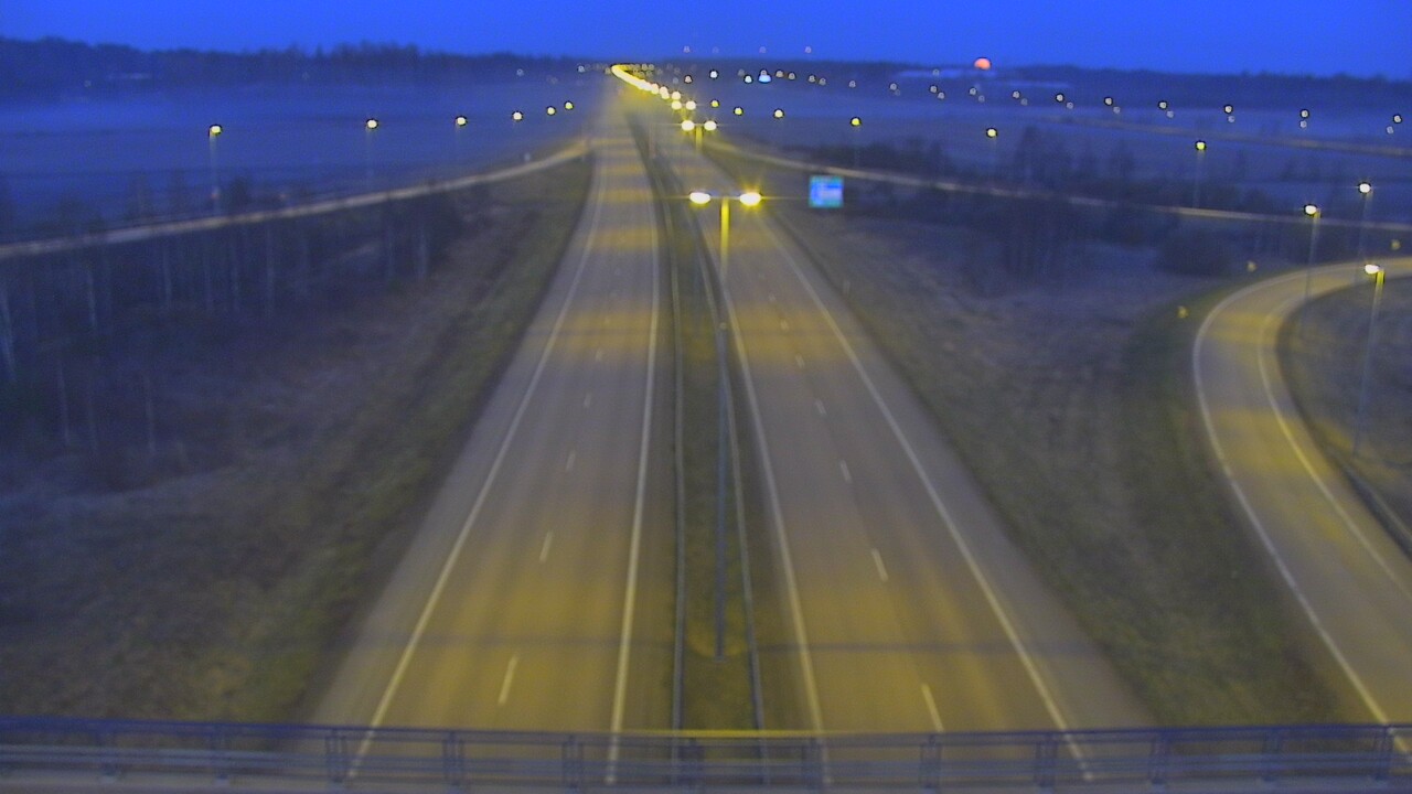 Weather Camera Image Väg 7 Fredrikshamn, Ruissalo, Hamina, Kymenlaakso