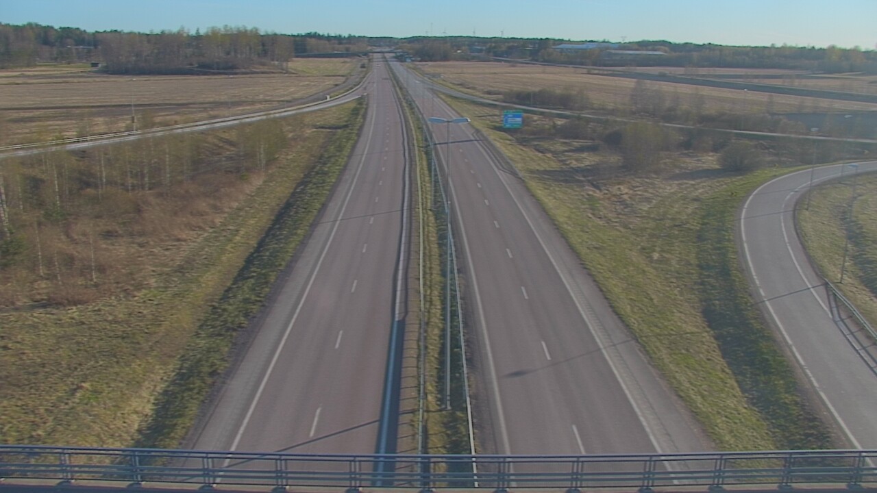 Weather Camera Image Väg 7 Fredrikshamn, Ruissalo, Hamina, Kymenlaakso