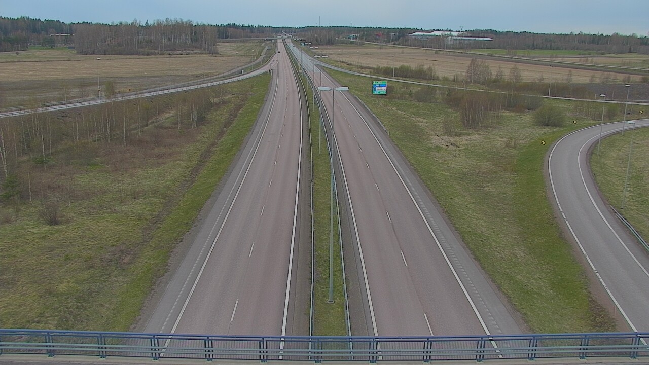 Weather Camera Image Väg 7 Fredrikshamn, Ruissalo, Hamina, Kymenlaakso