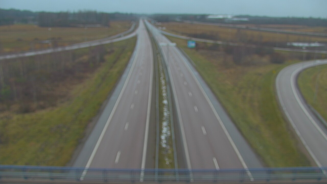 Weather Camera Image Väg 7 Fredrikshamn, Ruissalo, Hamina, Kymenlaakso