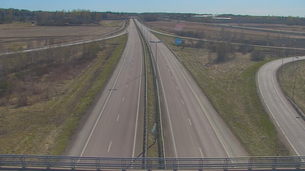 Weather Camera Image Väg 7 Fredrikshamn, Ruissalo, Hamina, Kymenlaakso